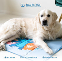 The Green Pet Shop Cool Pet Pad, Self-Cooling - X-Small / Stitch - image 4