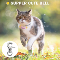 Bells for Dog Collars - 2 Pack Pet Hanging Ring Bell Accessories for Dog & Cat, Pet Pendant Collar - Pink & Pink - Gloss / Small - image 3