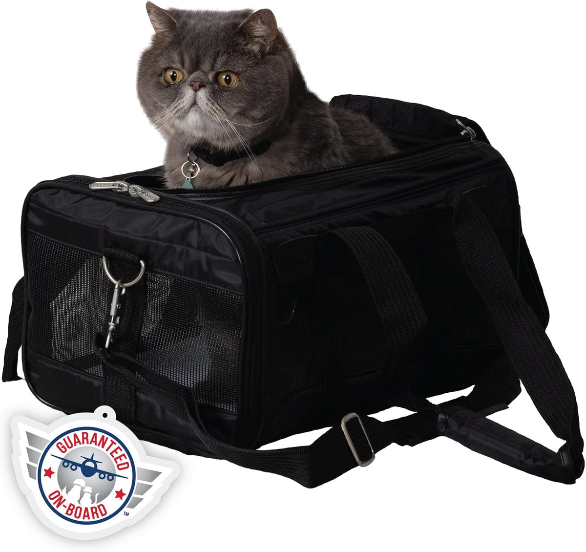 Sherpa Original Deluxe Travel Pet Carrier - 15.0"L x 10.0"W x 8.5"H