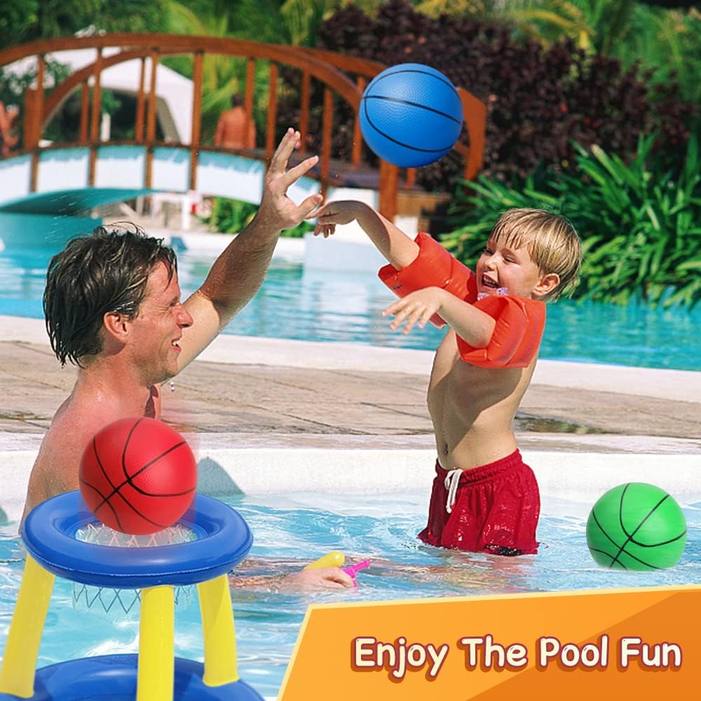 Amarlozn 5" Mini Foam Basketball Set, Ideal for Kids, Toddlers - Multicolored - image 4