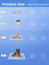 Thickened Cooling Mat for Dogs, Suitable for All Seasons - Blue / XL - image 4