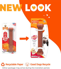 Nylabone Power Chew Original Bone Dog Chew Toys - Bacon / Large - image 3