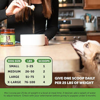 All-Natural Probiotic & Pumpkin Powder Dog Supplement - Prebiotics, Probiotics, Enzymes & Antioxidants for Healthy Gut Flora, Digestion & Immunity (90 Scoops)