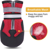 Dimicoo Breathable Dog Boots for Medium Large Dogs - Red / S (Insole Width 2")for 25~30lb - image 2
