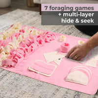 Snuffle Mat for Dogs: Slow Food Interactive Experience – Essentials for Dogs - Pink / Medium 22x38 inch - image 3