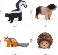 16PCS Forest Animals Baby Figures, Woodland Creatures Figurines - image 2