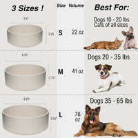 Loving Pets, Dolce Bamboo - Oat Beige / Large Dish - image 4