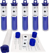Ahoper Right Left Center Dice Game Prime Set Bundle with 3 Dices + 36 - Blue 5 Pack - image 4