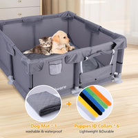 Whelping Box for Dogs and Puppies - 28×28×15in - image 2