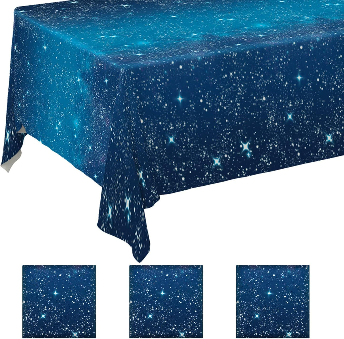 Gatherfun Football Party Decorations Disposable Tablecloth Plastic - Space