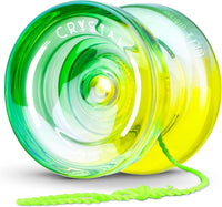 K2 Crystal Responsive Yoyo for Kids，Professional Yo-yo for Beginners – Fun for Kids & Family - Green Yellow - image 2