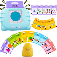 QuTZ Phonics Learning Toy for Preschool Kids - Blue / Basic 275 Words Bilingual