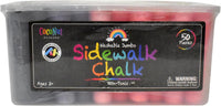 CocoNut Outdoor jumbo sidewalk chalk bucket with 40 thick chalk sticks in 7 colors - view 18