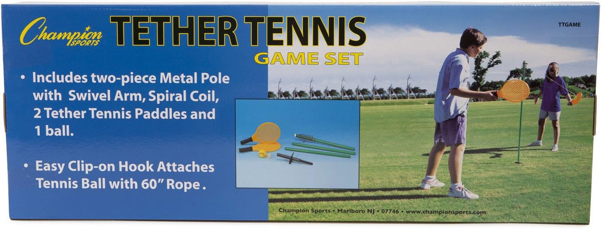 Champion Sports TTGAME Tetherball Tennis: Swingball Outdoor Lawn Game - image 4