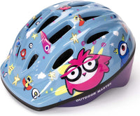 OutdoorMaster Toddler Helmet - Owl Blue / Small: 18.9-20.47 in. / 48-52 cm