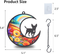 Original CCiaga DIY Dog Angel Memorial Suncatcher with Sympathy Card - 5-chihuahua - image 2