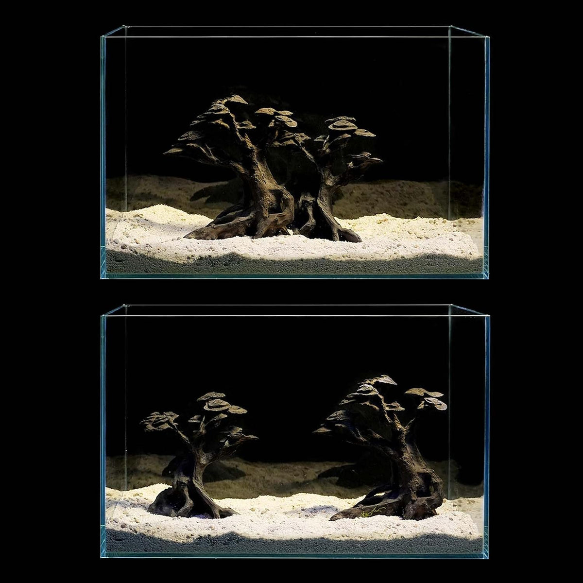 FZONE Aquarium Driftwood, Resin Rock Decor for Aquascaping Hardscape – Essentials for Fish - 02Driftwood: 6.7×6.3×3.1"/ 5.5×4.7×2.0" - image 4