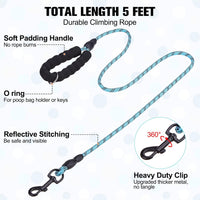Small Dog Harness and Leash Set, No Pull Puppy Pet Vest, S - XSmall(Chest Girth 13" - 14.5") / Blue Polka Dots - image 4