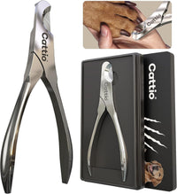 Dog Nail Clippers, All Steel Material, Built-in Spring - Glossy Pet Nail Clipper