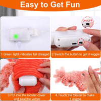 Mity rain Interactive Lobster Dog Toy – Essentials for Dogs - Lobster - image 4
