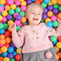 TRENDBOX Ball Pit Balls Plastic Balls for Ball Pit Pool Playpen - ‎Multicolor / 100 balls(without Balloons)
