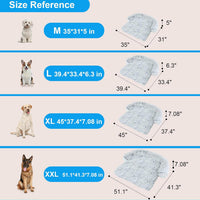 Luxurious Dog Couch Bed Protector for Dogs Pet Couch Cover Dog Sofa - Large(39"L*33.0"W*6.5"Th) - image 2