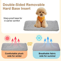 Dog Purse Carrier for Small Dogs Cats Rabbits Up to 12lbs - Grey - image 4