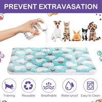 Haull 4 Pcs Waterproof Guinea Pig Bedding Mat, 13 x 10 - Hearts / 13 x 18.5 Inch - image 3