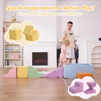STAOLENE 6 piece soft foam climbing blocks for toddlers with ball pit, stairs and ramps - view 15