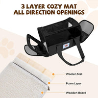 Soft Cat Carrier, Small Dog Bag Soft-Sided Cat Carriers - Black / 13.0"L x 13.0"W x 20.0"H - image 2