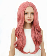 Edivd kids ginger wig with long orange wavy curls - view 21