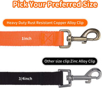 Hi Kiss Dog/Puppy Obedience Recall Training Agility Lead - 15 Feet / T3:Large Dog Thicken orange - image 3