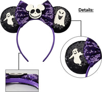 RAZKO Mouse Ears Headband - Halloween Jack - image 4