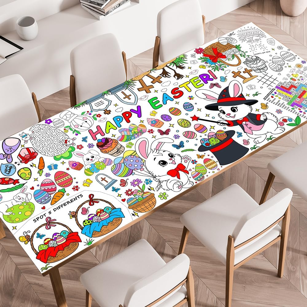 SPERINGEEN Halloween Tablecloth Decorations - Easter