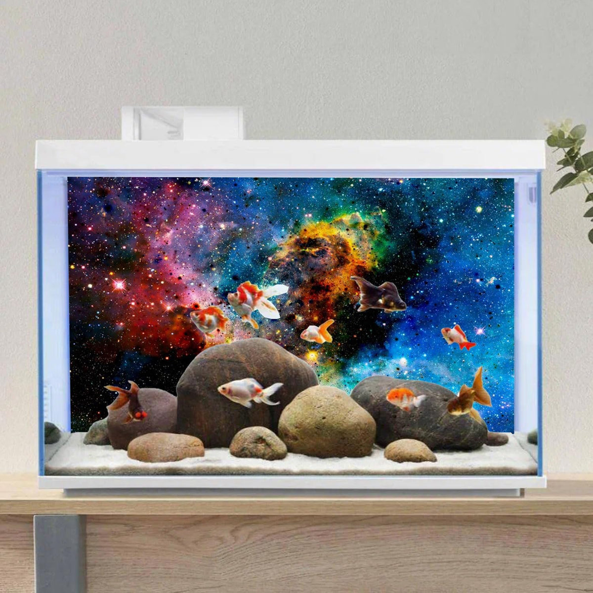 72x18 inches Galaxy Aquarium Background Stars Universe Fish Tank - 24x12in/60x30cm - image 4