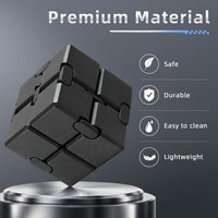 InfinityCube Fidget Toys for Kids and Adults - Metal Black Style / 1 - image 4