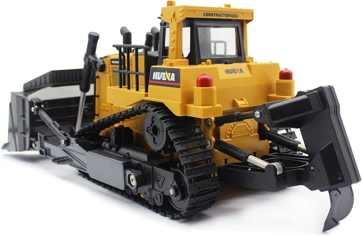 fisca Remote Control Bulldozer RC 1/16 Full Functional Construction - image 2