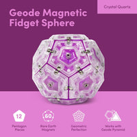 Speks Geode Magnetic Sphere - Quartz - image 2