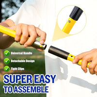 Pooper Scooper for Large Dogs, Adjustable Long Handle Metal Tray and Spade Poop Scooper for Dogs with Bin for Pet Waste Removal, No Bending Clean Up Pooper Scooper for Medium and Large Dogs