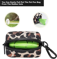 Petmolico Dog Poop Bag Holder Dispenser 2 Pack, Pink Rose – Essentials for Dogs - Leopard - image 2