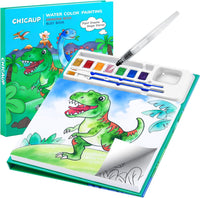 CHICAUP Paint with Water Coloring Books for Kids - Green