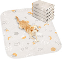 UPSKY Washable Pee Pads for Dogs 2 Pack 34" x 36", Waterproof - B-light Grey / 18x24 Inch (Pack of 4)
