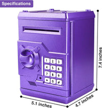 HUSAN rose gold electronic ATM piggy bank for kids with password keypad - view 19