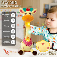 Emoin Adjustable Volume Control Dancing Cactus Toy Talking Cactus Toy - Dancing giraffe toy - image 2