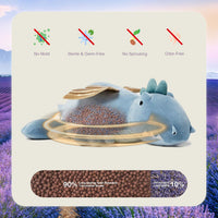 OSOCU purple stegosaurus microwavable plush, 16 inch weighted heating pad - view 20