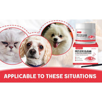 Pet Tear Stain Removal Powder - Natural And Gentle Formula, Eye And Fur Care, Tear Stain Removal And Brightening, An Ess