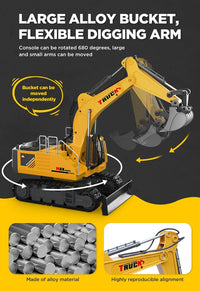 KIDMARKT 21" Large RC Excavator Toy - Large Excavator - image 4