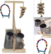 Bird Playground Parrot Play Stand Parakeet Playground Play Gym - image 3