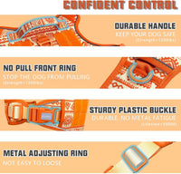 AUROTH Dog Harness for Large Dogs - Tribal Patterns-Orange / L(Neck:18-29",Chest:24-37"),45-80 lbs - image 3