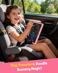 TEKFUN LCD Writing Tablet for Kids, Mess Free Doodle Board - Pink / 12 inch - image 3